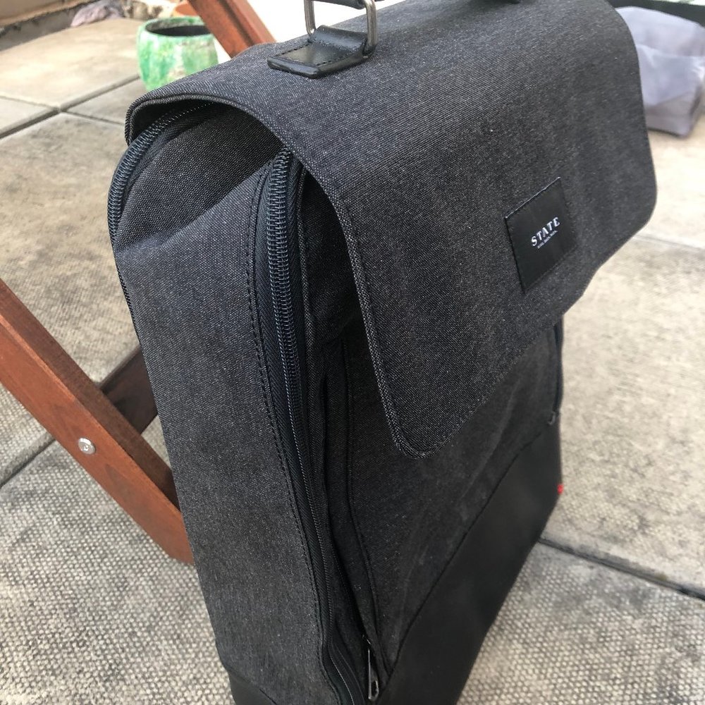 State Bags - Charcoal Rugged Nylon Rucksack